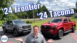 2024 Tacoma vs 2024 Frontier Interior Battle [upl. by Howlond]