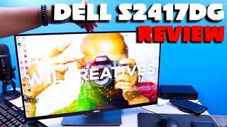 Dell S2417DG GSync Gaming Monitor Review 1440p 165HZ Alienware Aurora R7 [upl. by Llerrud]