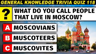 50 General Knowledge Questions That Are Quite Hard To Answer  Quiz 118 [upl. by Yobybab451]