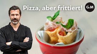 Rezept Pizza fritta von Andreas Caminada  GaultMillau Schweiz [upl. by Paula58]