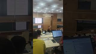 Fully occupied lecture hall of iitb jee jeemains jeeadvanced college dream iit [upl. by Aimit]