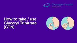 How to use Glyceryl Trinitrate GTN [upl. by Nisa14]