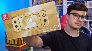 COMPREI um NINTENDO SWITCH LITE edição ESPECIAL [upl. by Kneeland]