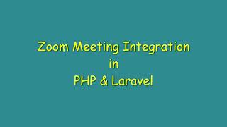 How to integrate zoom meeting in website [upl. by Elianora549]