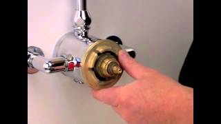 Dual Type Shower Valve Cartridge Exchange Replacement  How To [upl. by Oika]