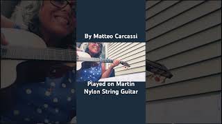 Counting in 68 Time to Allegretto in D on Martin Nylon String Guitar classicalguitar allegretto [upl. by Gracie]