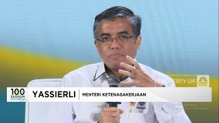 Didepan 100 Ekonom Menaker Bahas Soal Upah Hingga PHK amp Pengangguran [upl. by Vaientina]