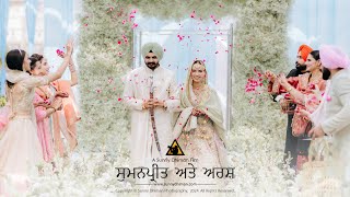 WEDDING FILM 2024  ARSH amp SUMANPREET  PUNJAB  SUNNY DHIMAN PHOTOGRAPHY  INDIA [upl. by Yendis]