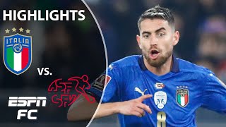 Jorginhos DRAMATIC penalty miss costs Italy the win vs Switzerland  WCQ Highlights  ESPN FC [upl. by Nongim]