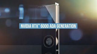 NVIDIA RTX 6000 ADA Lovelace available at PNY [upl. by Otina669]