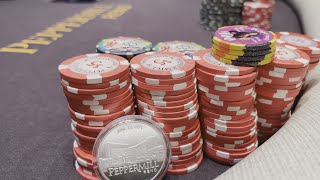 I ABSOLUTELY CRUSH a flop amp One opp tanks BUT THE OTHER SHOVES  Poker Vlog 237 [upl. by Solram382]