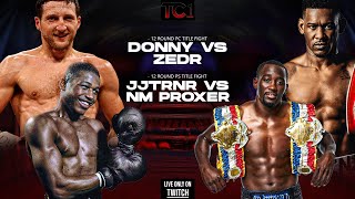 TC UNDISPUTED 1  ZedR vs Donny  FULL CARD [upl. by Jeremy355]