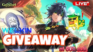 kinich showcase  Welkin moon giveaway at 500 sub Genshin impact 50 genshinimpact [upl. by Camila]