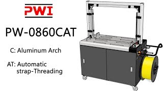 Packway PW0860CAT Automatic Strapping Machine [upl. by Layney57]