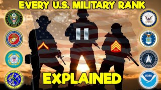 A Simple Overview of Every US Military Rank In Order All Six Branches [upl. by Idelson277]