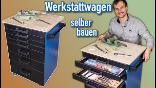 Werkstattwagen selber bauen  Werkzeugwagen für die Werkstatt selbstgebaut [upl. by Kalil]