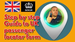 How to fill out the UK locator form  UK travel form  Step by step guided form to get into the UK [upl. by Arahat]