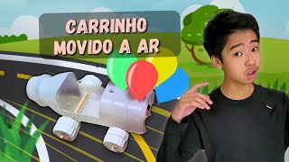 Carrinho com materiais recicláveis e bexiga [upl. by Hendricks]