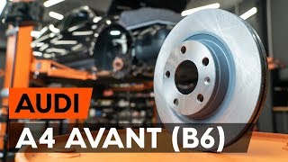 Wie AUDI A4 B6 8E5 Bremsscheiben vorne wechseln AUTODOC TUTORIAL [upl. by Nirmak]