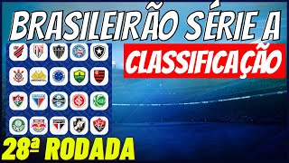 💣SENSACIONAL TABELA DO CAMPEONATO BRASILEIRO SÉRIE A ✔️CLASSIFICAÇÃO DO BRASILEIRÃO A DE 2024 HOJE [upl. by Gnaht557]