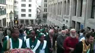 Orthodox Concelebration in Zurich 2008  Procession Song Syrian Orthodox Choir [upl. by Noevart]