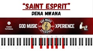 Saint Esprit  Dena Mwana  Piano Tutoriel  DébutantIntermédiaire [upl. by Azne365]