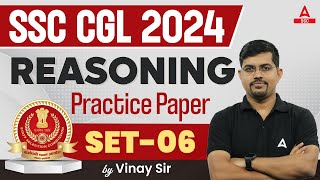 SSC CGL 2024  SSC CGL Reasoning Classes By Vinay Tiwari  SSC CGL Reasoning Practice Set 6 [upl. by Ellennahs]