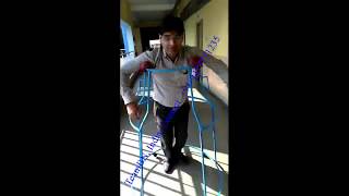 Wheel Walker for Aged Cerebral Palsy and Handicapped People [upl. by Jasen]