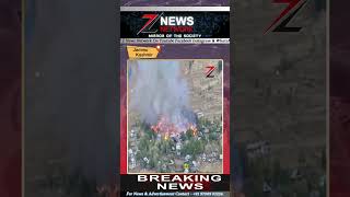 A Massive Fire Broke Out In Jammu amp Kashmirs Kishtwar On Monday  Z News Network [upl. by Eilyak364]