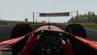 Assetto Corsa Grobnik Ferrari F2004 World Record 57325 Onboard [upl. by Ekard369]