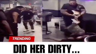 Moped The Floor With Her Female Security Guard Finds Out The Hard Way quotShe AINT A MANquot [upl. by Ahsin143]