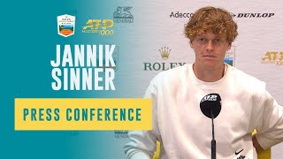 Jannik Sinner Press Conference After Defeating Holger Rune  Rolex Monte Carlo Masters 2024 [upl. by Aidne232]