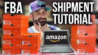 Step by Step Amazon FBA Shipment Tutorial  Retail Arbitrage for Beginners [upl. by Ogram]