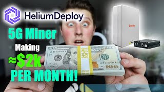 Helium 5G Miner Earning ≈2000Month MOBILE — Heliumdeployio [upl. by Spanjian]