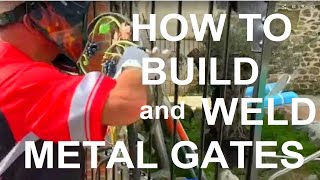 How to build metal gates Welding metal gates Metal gates [upl. by Kirsteni]