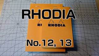 RHODIA No12 13 Review [upl. by Bevash]