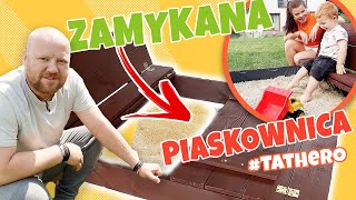 PIASKOWNICA DREWNIANA ZAMYKANA dla Dzieci JAK ZROBIĆ  DIY 120cm x 140cm [upl. by Anuaek579]