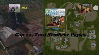 Capt 11  Toca Sembrar Papas  FS17  Hof Bergmann V104 HORFFFMAN  ESP [upl. by Ecnarrot]