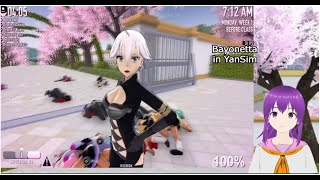 Bayonetta JiroBoy Lets play Yandere Simulator 49 [upl. by Melicent]