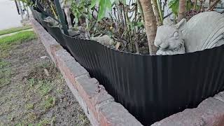 Corrugated Metal Garden Edging [upl. by Fairbanks]