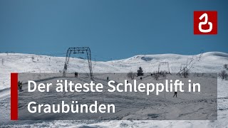 Bivio  Camon  BrändleKlassiker von 1958  Ältester Skilift in Graubünden [upl. by Salim]