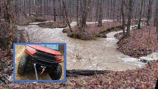 Rock sliders to the rescue 2022 Polaris Ranger XP 1000 Northstar Ultimate [upl. by Wilburn821]