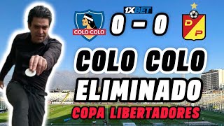 Colo Colo 0 vs 0 Deportivo Pereira  Análisis Jean Pierre Bonvallet  Copa Libertadores de América [upl. by Lezah]