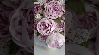 Пионы зефирныепионы pion florist букетиззефира [upl. by Eimilb]