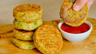 These eggplant patties are better than meat Simple and easy eggplant recipe Vegan [upl. by Odlawso]