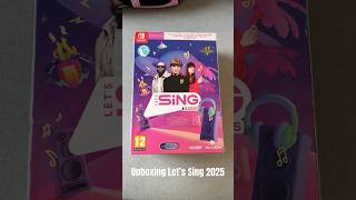 Let’s Sing 2025  Déballage de la version physique avec micro [upl. by Wittie736]