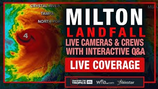 MILTON DAMAGE COVERAGE Hurricane Slams Florida Millions in Power Outage  Live QampA  Camera Feeds [upl. by Mountford]