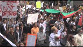 San Francisco March in Solidarity with Gaza 72014 [upl. by Eitsirc]