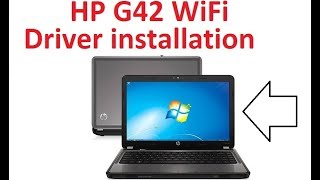 How to install Wireless Driver in HP G42 Laptop Step By Step [upl. by Anerat]