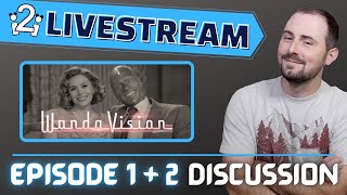 WandaVision Episodes 1 amp 2 Discussion Livestream  SPOILERS [upl. by Nalyad]